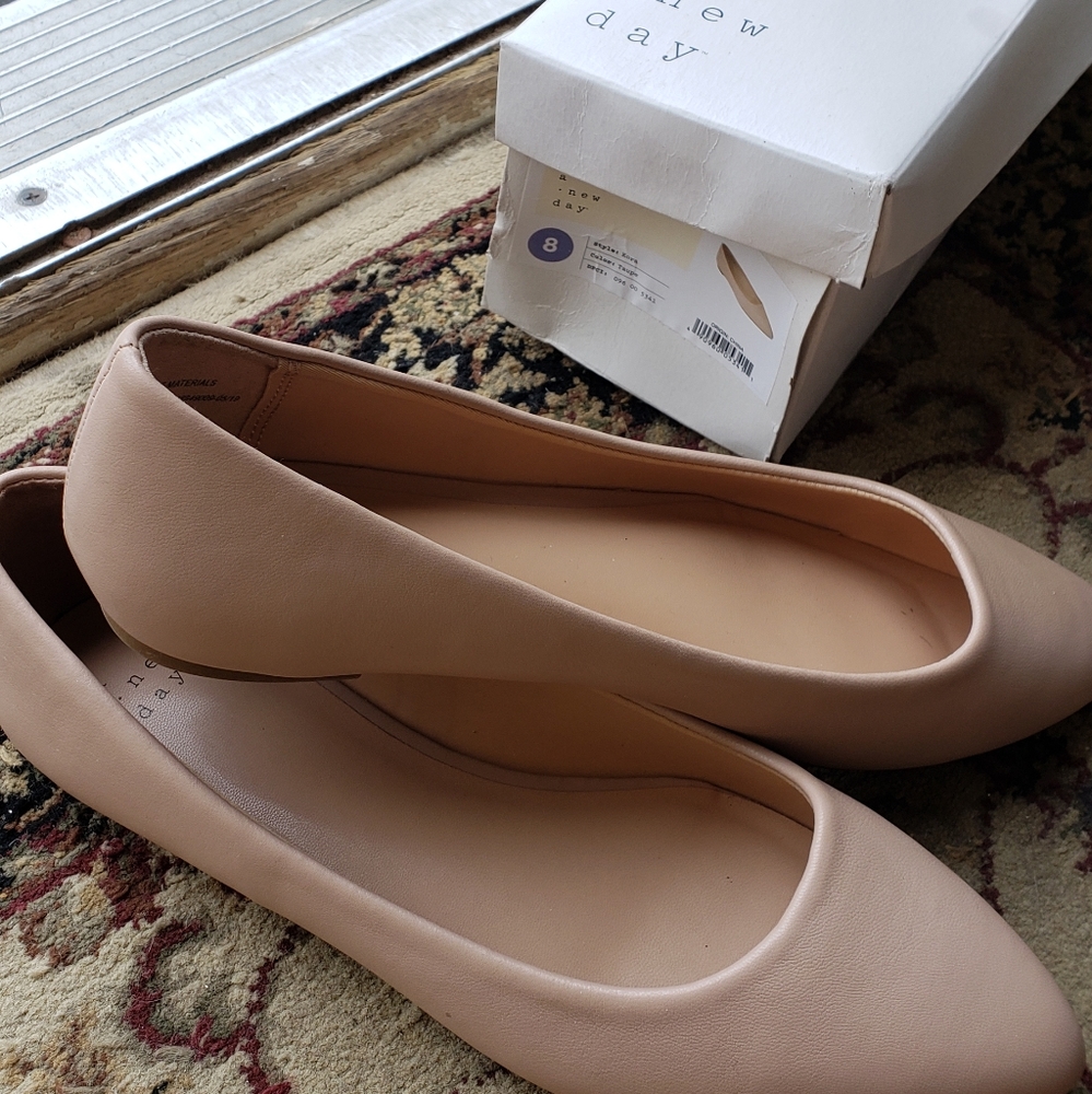 Pink Pointed Ballet Flats